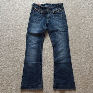 Parasuco Deep Blue Wide Leg Jeans